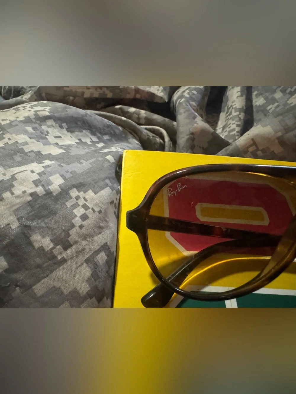 Ray-Ban Brown Gradient Lens Sunglasses with Dark Brown Frames